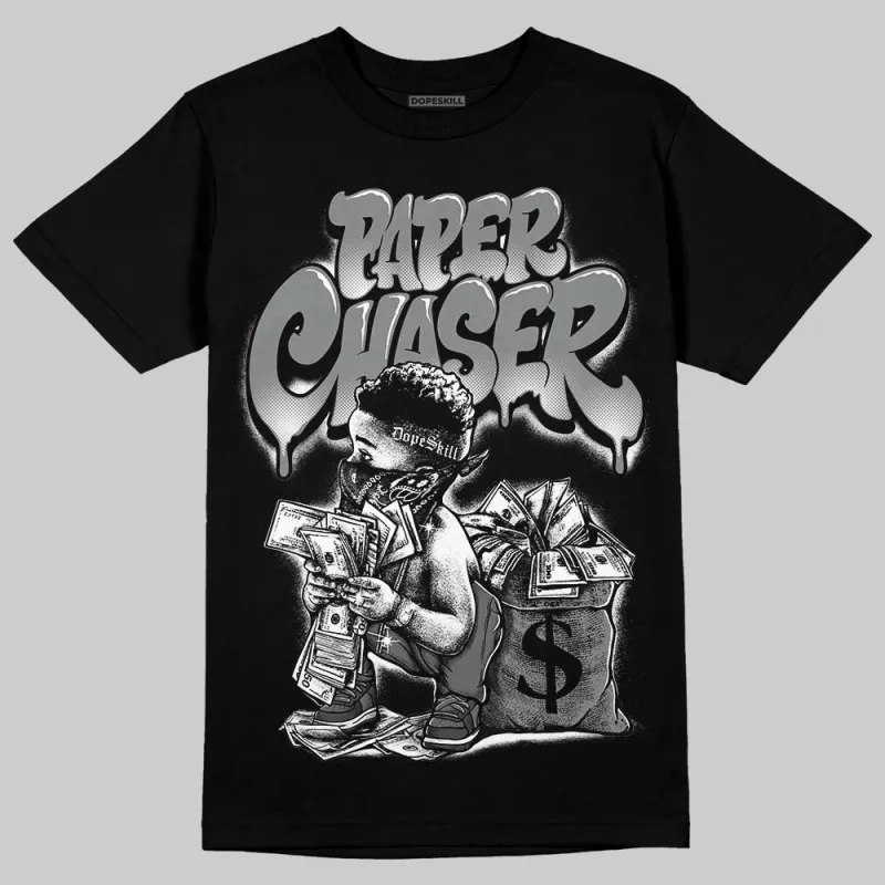 Black Cat 4s DopeSkill T-Shirt Paper Chaser Boy Graphic sold by DopeSkill