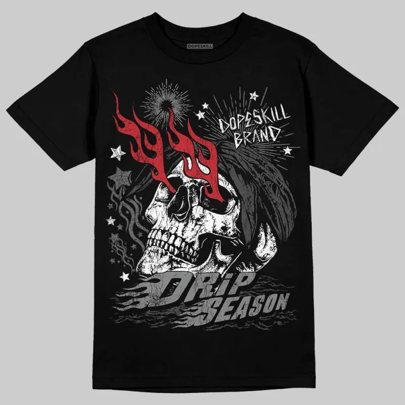 Black Cat 4s DopeSkill T-Shirt Drip Season Graphic sold by DopeSkill