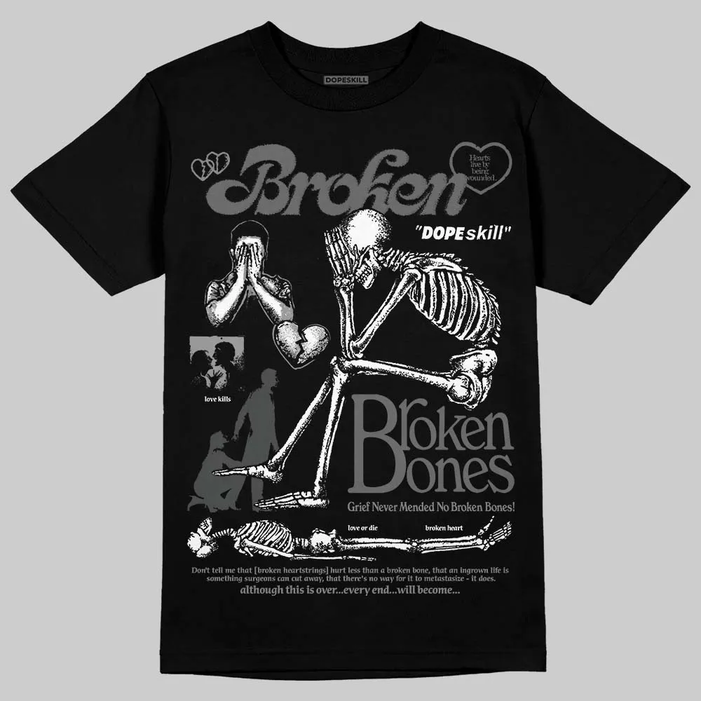 Black Cat 4s DopeSkill T-Shirt Broken Bones Graphic sold by DopeSkill