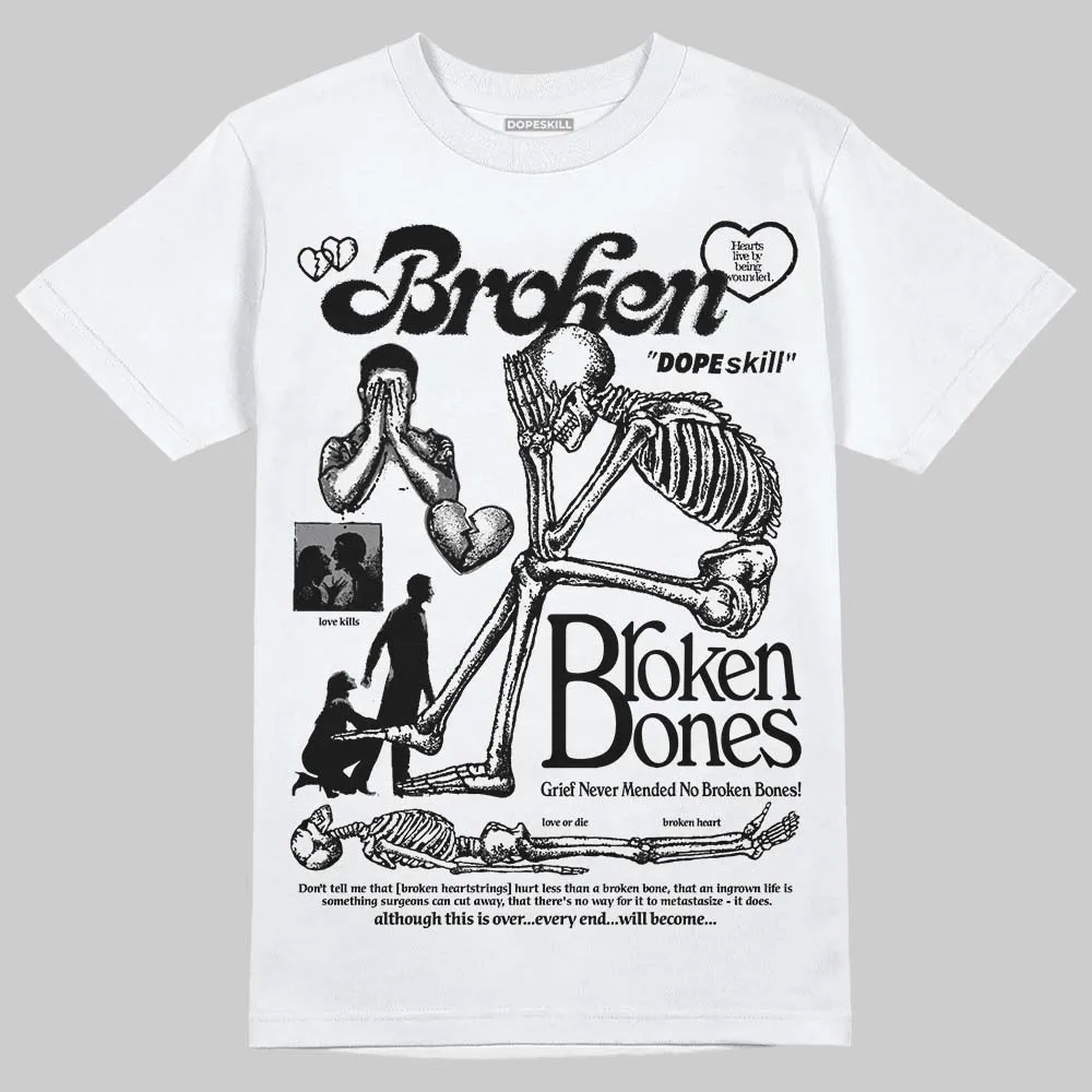 Black Cat 4s DopeSkill T-Shirt Broken Bones Graphic sold by DopeSkill product image thumbnail 2