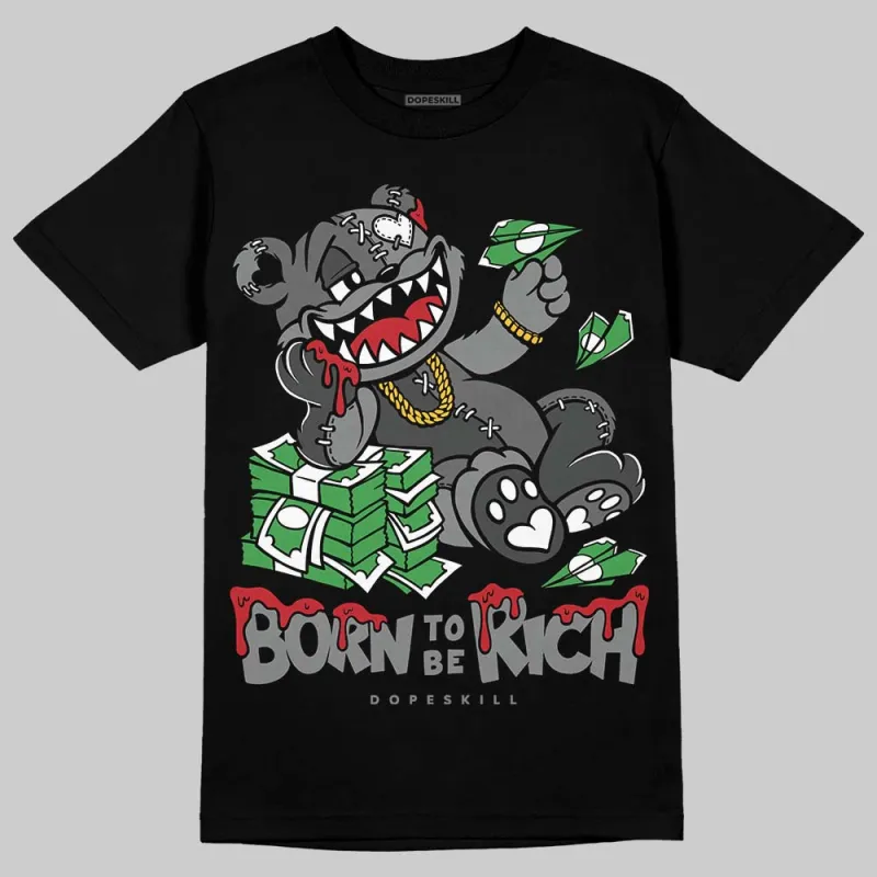 Black Cat 4s DopeSkill T-Shirt Born To Be Rich Graphic sold by DopeSkill