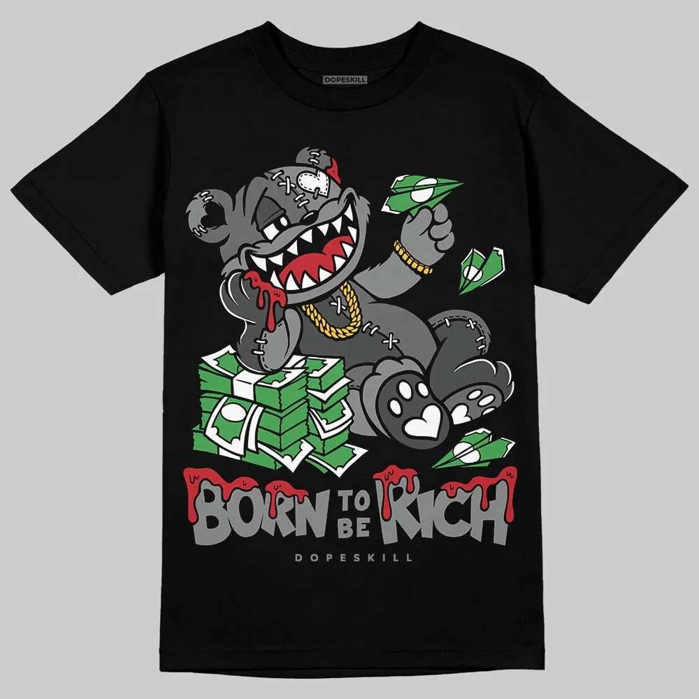Black Cat 4s DopeSkill T-Shirt Born To Be Rich Graphic sold by DopeSkill