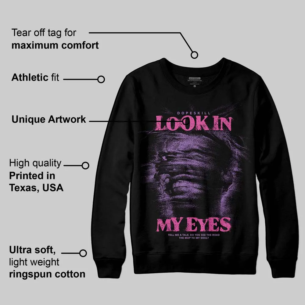 PURPLE Collection DopeSkill Sweatshirt Look In My Eyes Graphic sold by DopeSkill product image thumbnail 4