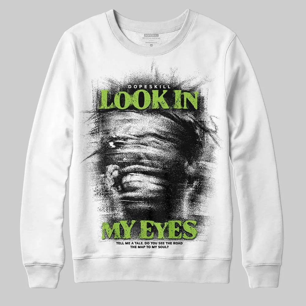 Neon Green Collection DopeSkill Sweatshirt Look In My Eyes Graphic sold by DopeSkill product image thumbnail 2
