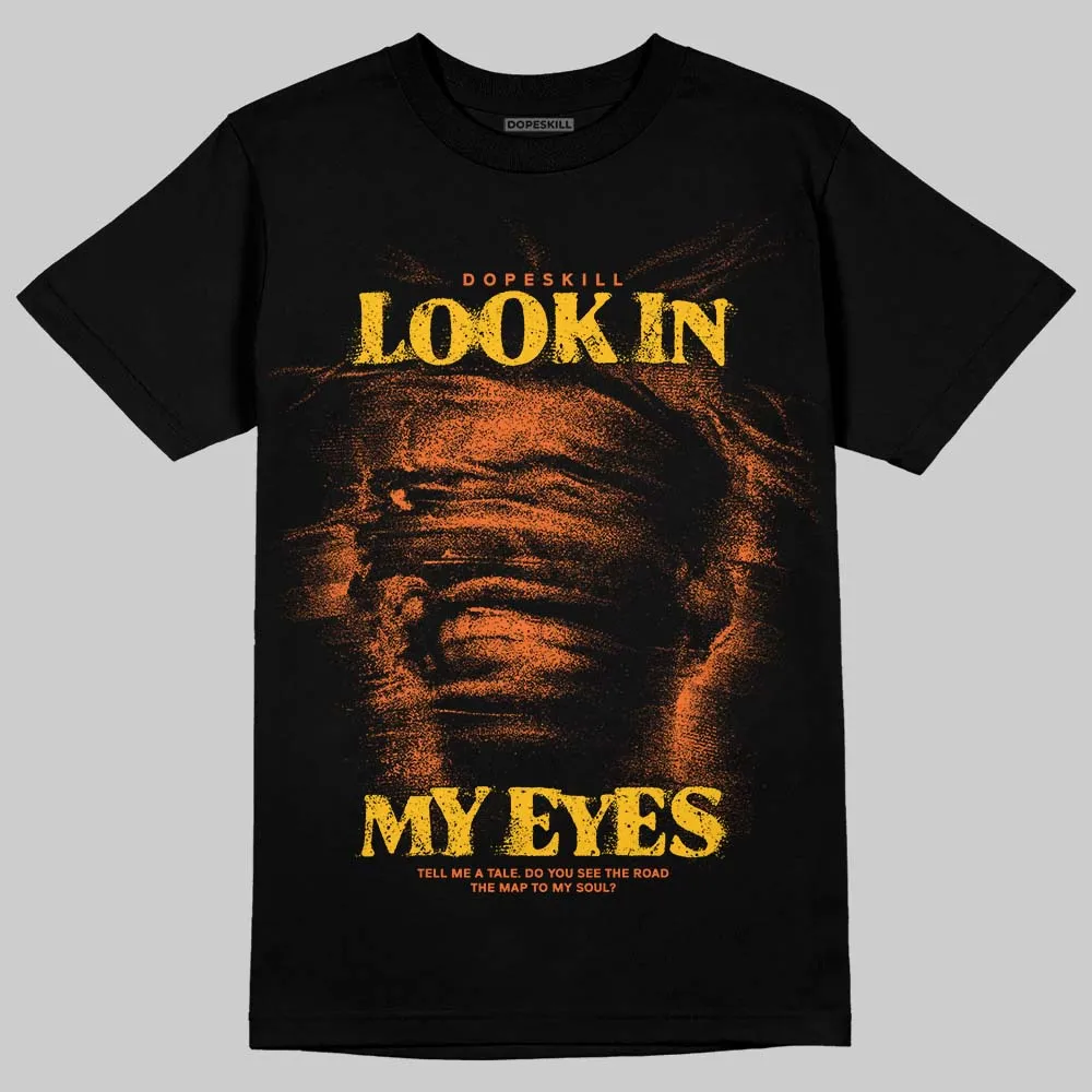 Orange Black White DopeSkill T-Shirt Look In My Eyes Graphic sold by DopeSkill product image thumbnail 2