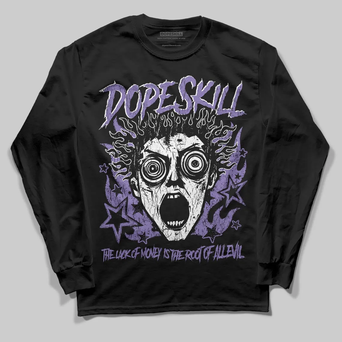 Mojave 11s DopeSkill Long Sleeve T-Shirt Root of Evil Graphic sold by DopeSkill