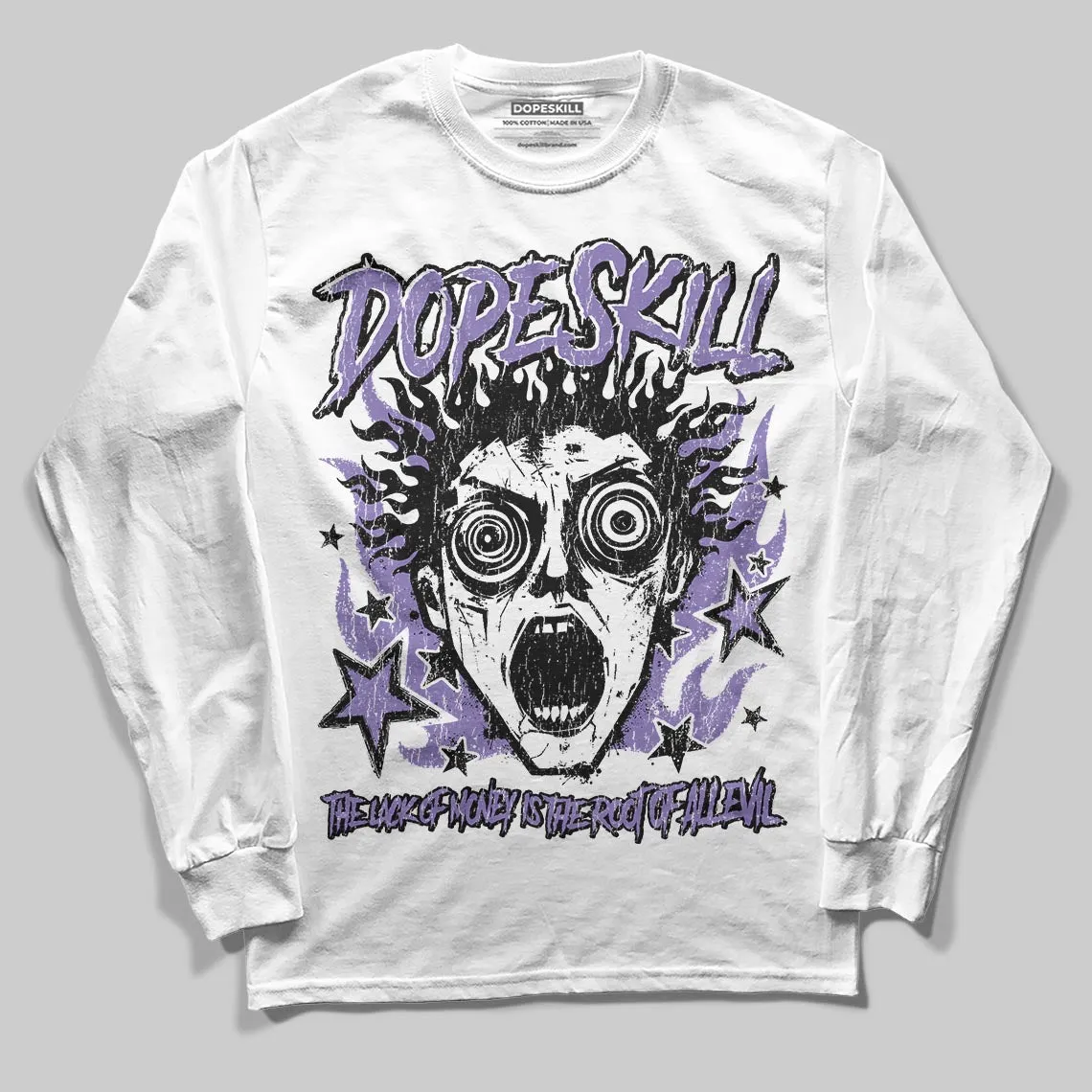 Mojave 11s DopeSkill Long Sleeve T-Shirt Root of Evil Graphic sold by DopeSkill product image thumbnail 2