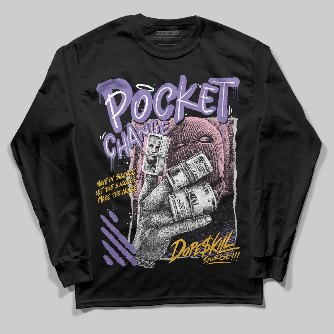 Mojave 11s DopeSkill Long Sleeve T-Shirt Pocket Change Graphic sold by DopeSkill