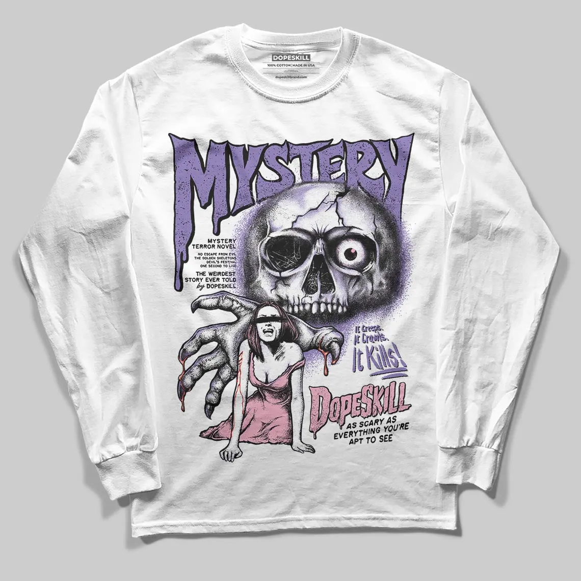Mojave 11s DopeSkill Long Sleeve T-Shirt Mystery Ghostly Grasp Graphic sold by DopeSkill product image thumbnail 2