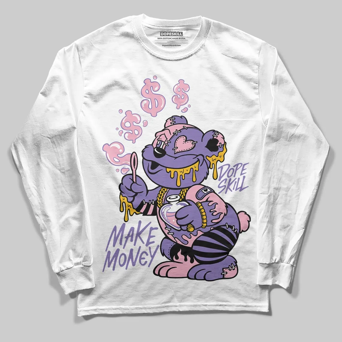 Mojave 11s DopeSkill Long Sleeve T-Shirt Make Money Graphic sold by DopeSkill product image thumbnail 2