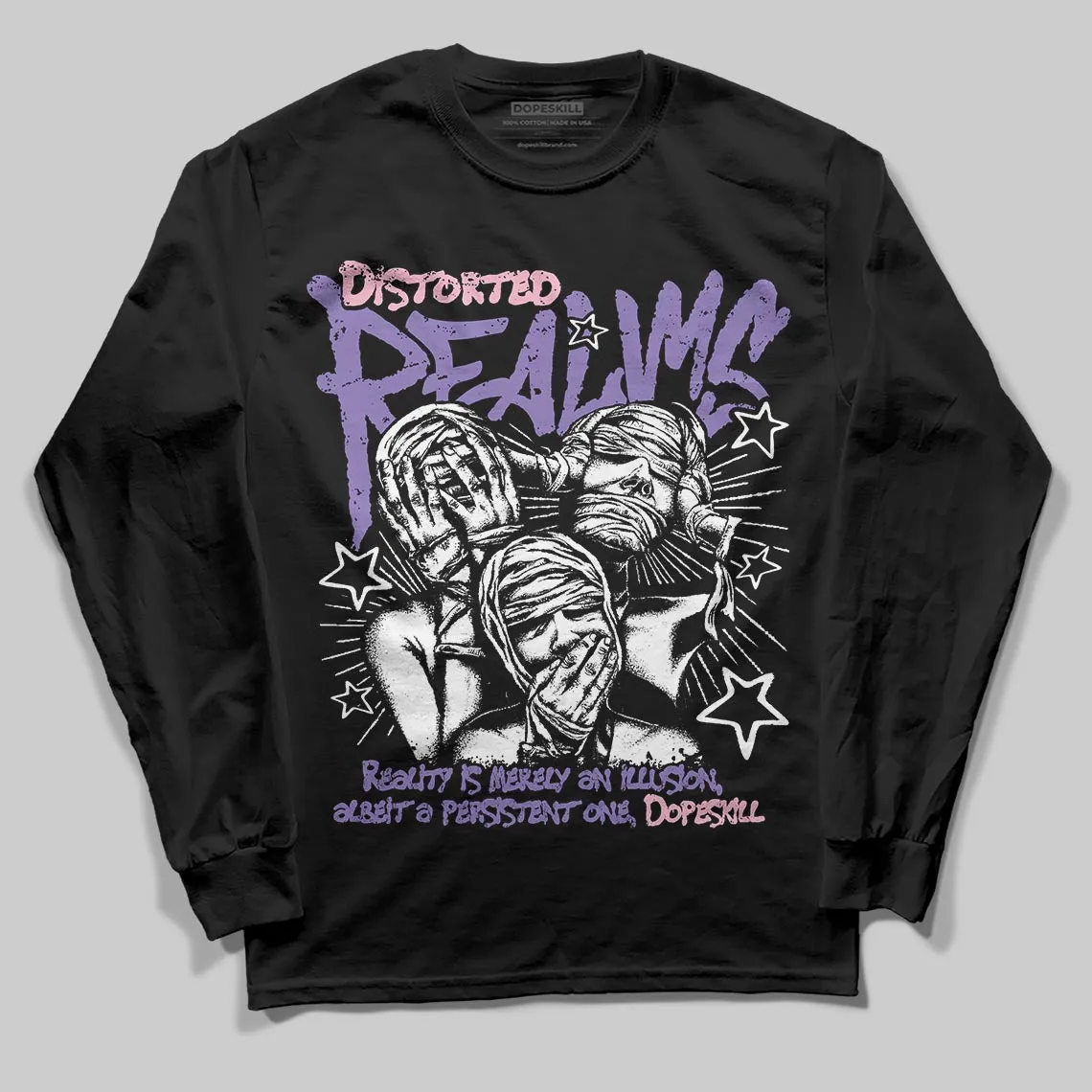 Mojave 11s DopeSkill Long Sleeve T-Shirt Distorted Realms Graphic sold by DopeSkill