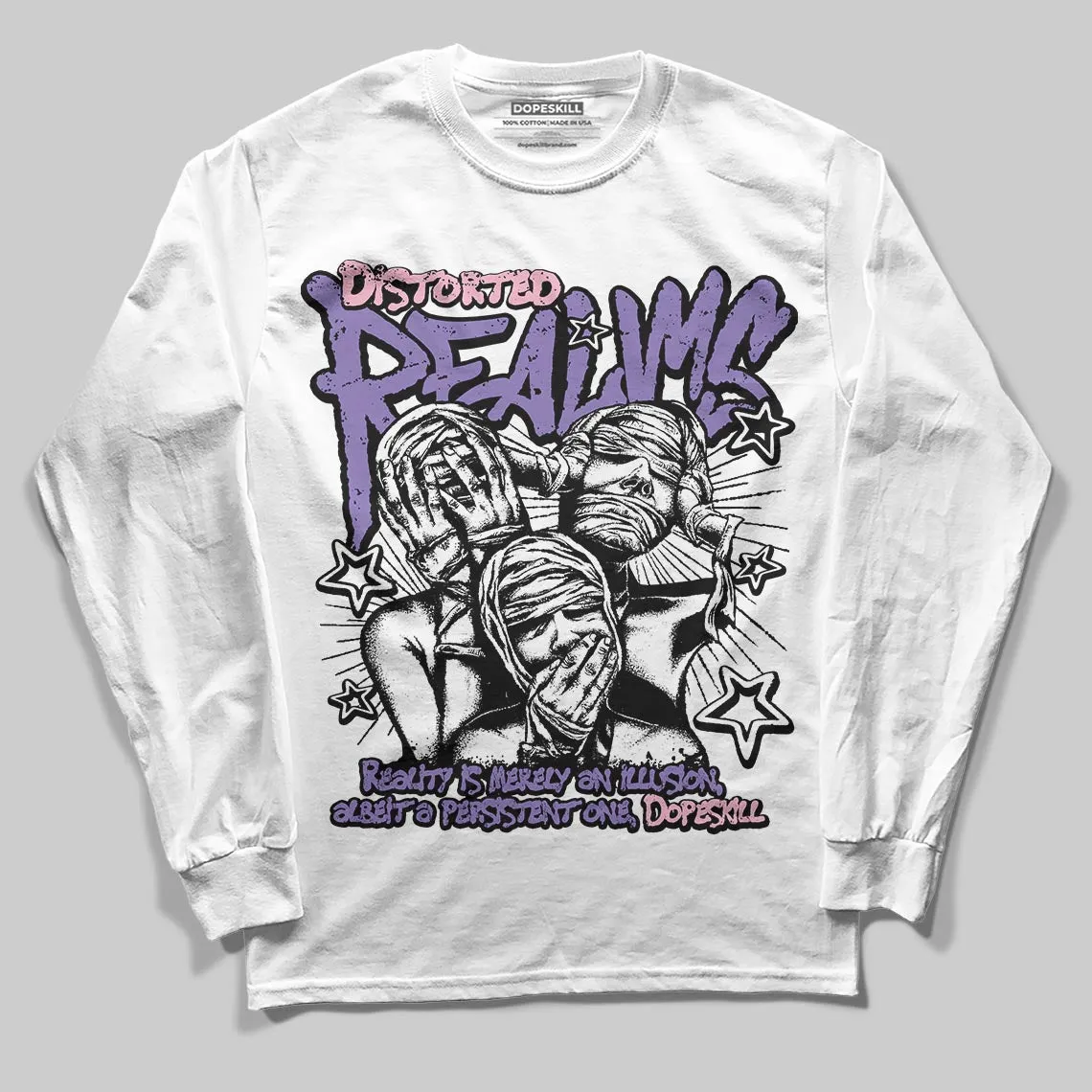 Mojave 11s DopeSkill Long Sleeve T-Shirt Distorted Realms Graphic sold by DopeSkill product image thumbnail 2