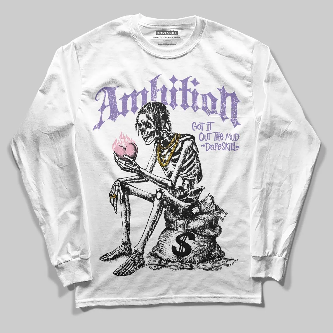 Mojave 11s DopeSkill Long Sleeve T-Shirt Ambition Graphic sold by DopeSkill product image thumbnail 2