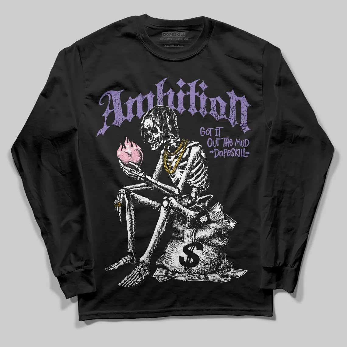 Mojave 11s DopeSkill Long Sleeve T-Shirt Ambition Graphic sold by DopeSkill