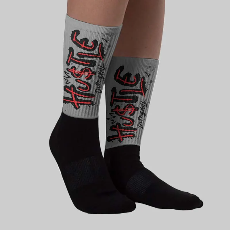 Shadow 10s DopeSkill Sublimated Sock Hustle Graphic sold by DopeSkill product image thumbnail 2