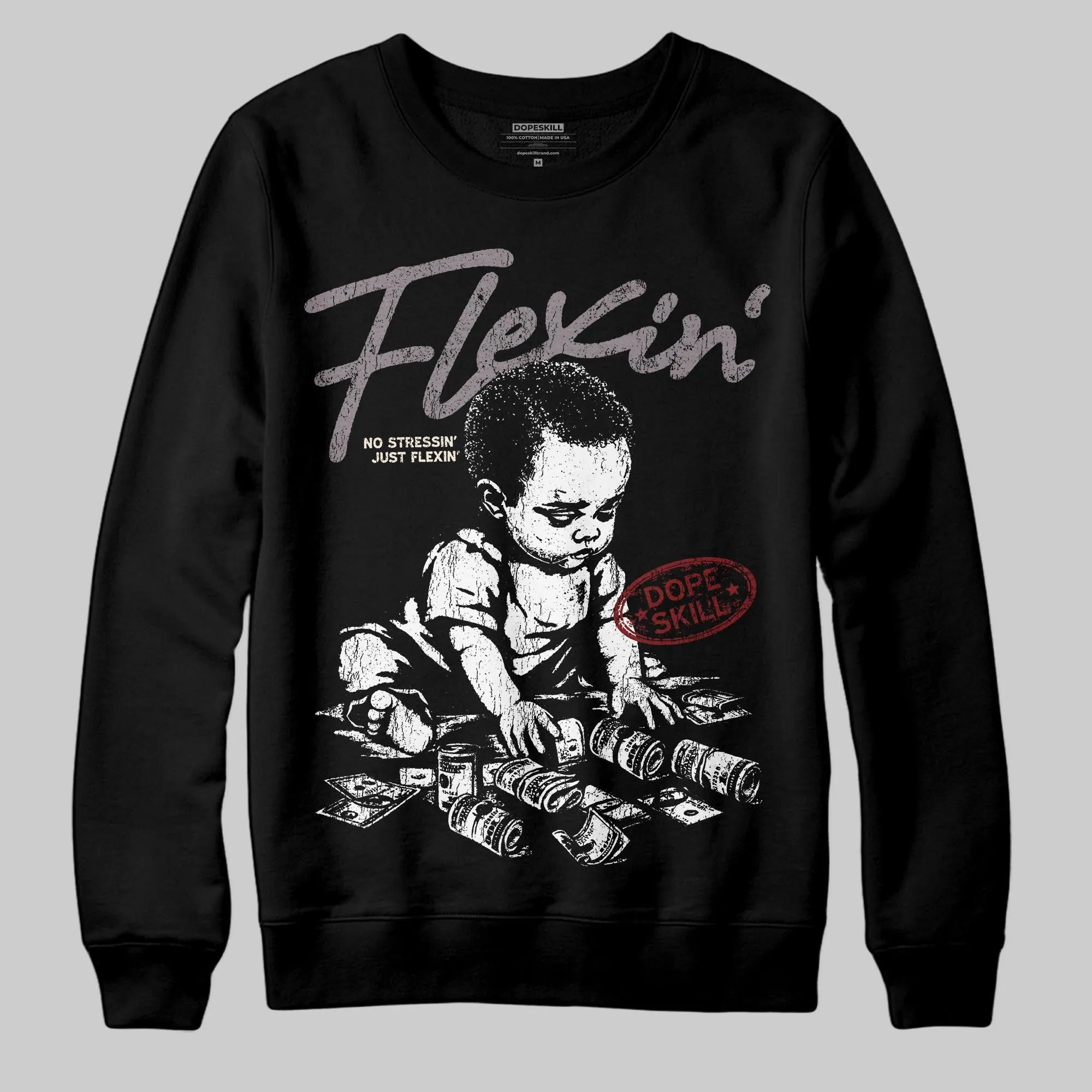 A Ma Maniére x Smokey Mauve 6s DopeSkill Sweatshirt Flexin' Graphic sold by DopeSkill