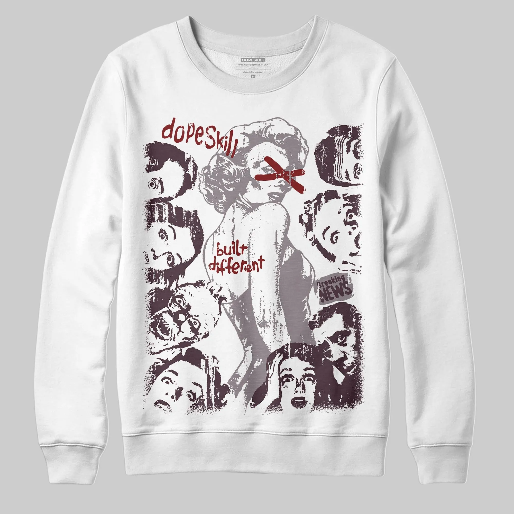 A Ma Maniére x Smokey Mauve 6s DopeSkill Sweatshirt Built Different Graphic sold by DopeSkill product image thumbnail 2