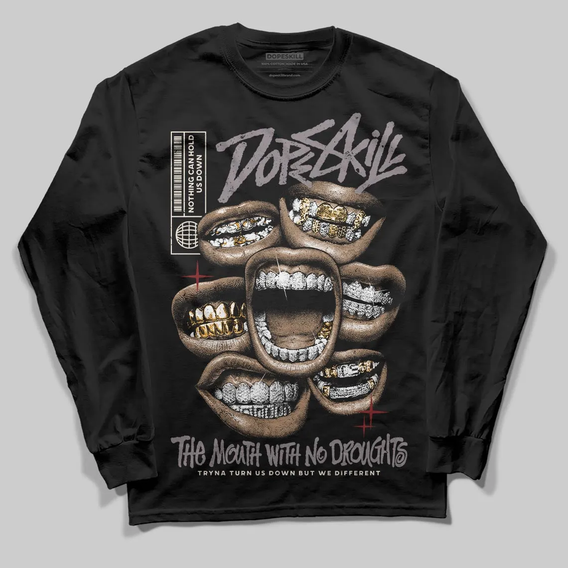 A Ma Maniére x Smokey Mauve 6s DopeSkill Long Sleeve T-Shirt The Mouth With No Droughts Graphic sold by DopeSkill