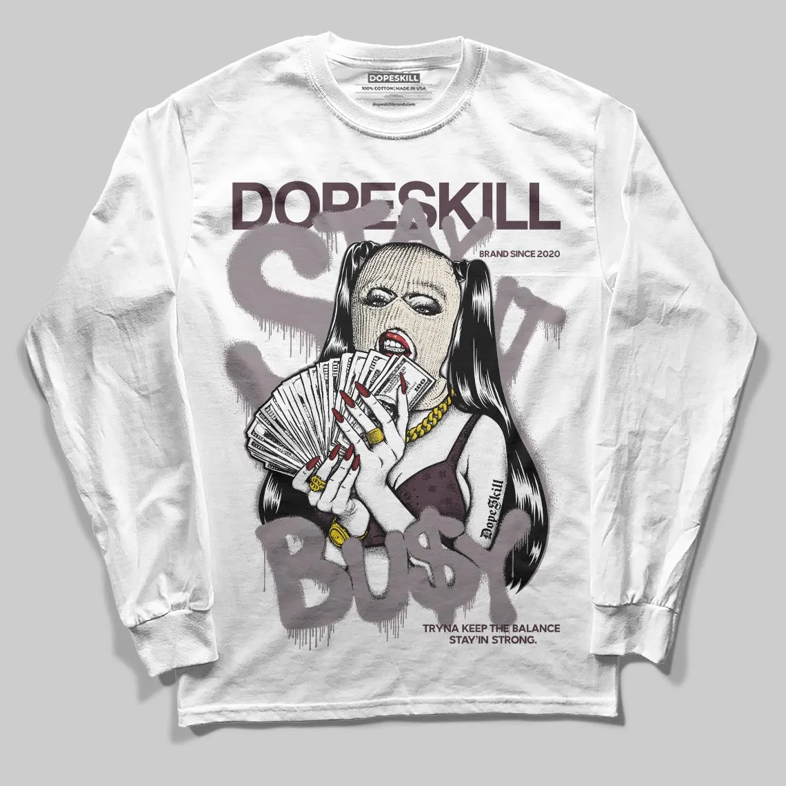 A Ma Maniére x Smokey Mauve 6s DopeSkill Long Sleeve T-Shirt Stay It Busy Graphic sold by DopeSkill product image thumbnail 2