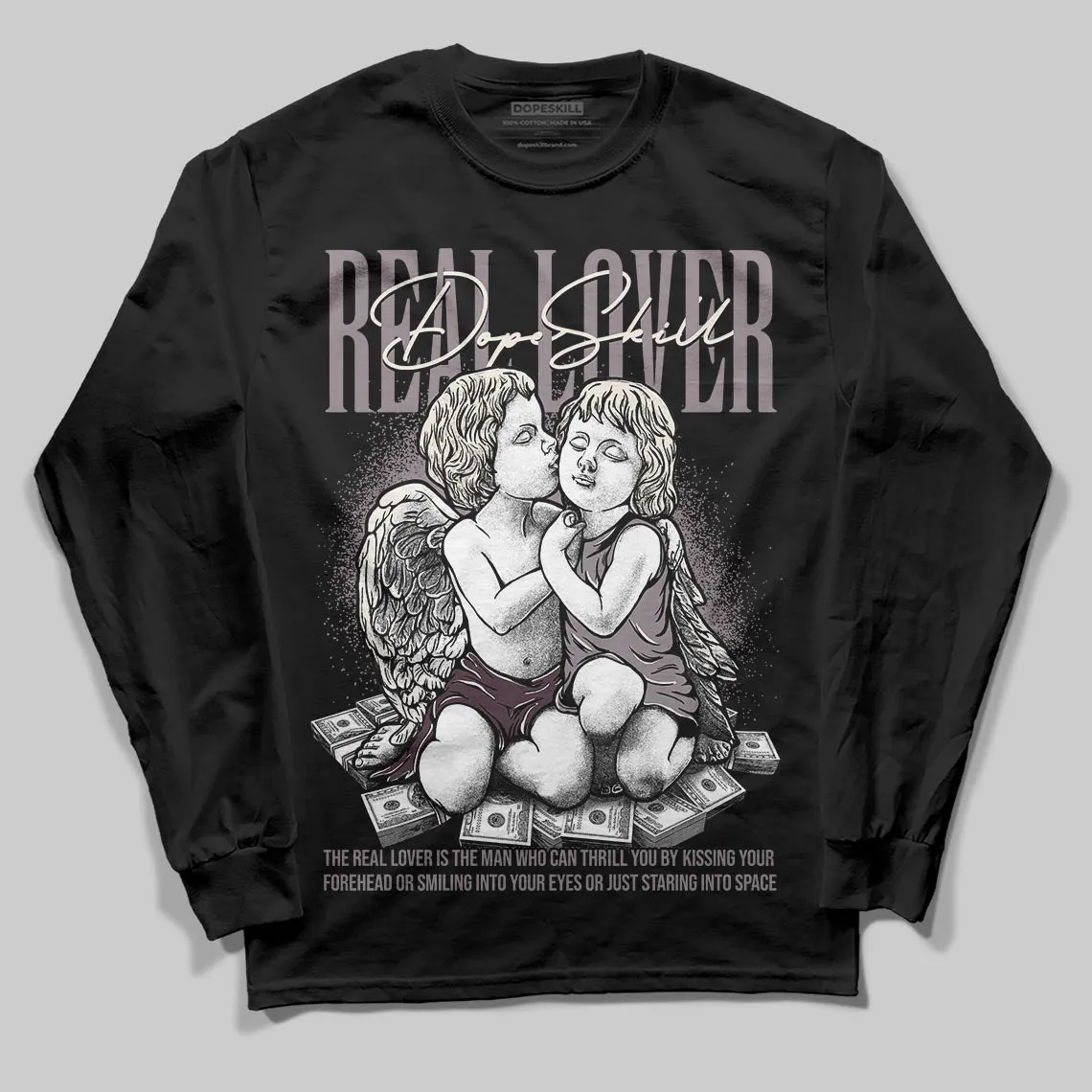 A Ma Maniére x Smokey Mauve 6s DopeSkill Long Sleeve T-Shirt Real Lover Graphic sold by DopeSkill