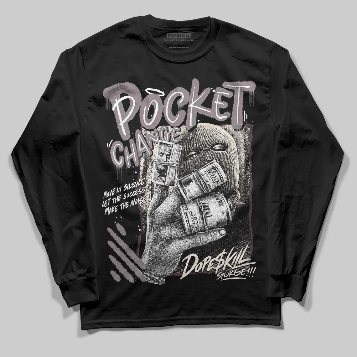 A Ma Maniére x Smokey Mauve 6s DopeSkill Long Sleeve T-Shirt Pocket Change Graphic sold by DopeSkill