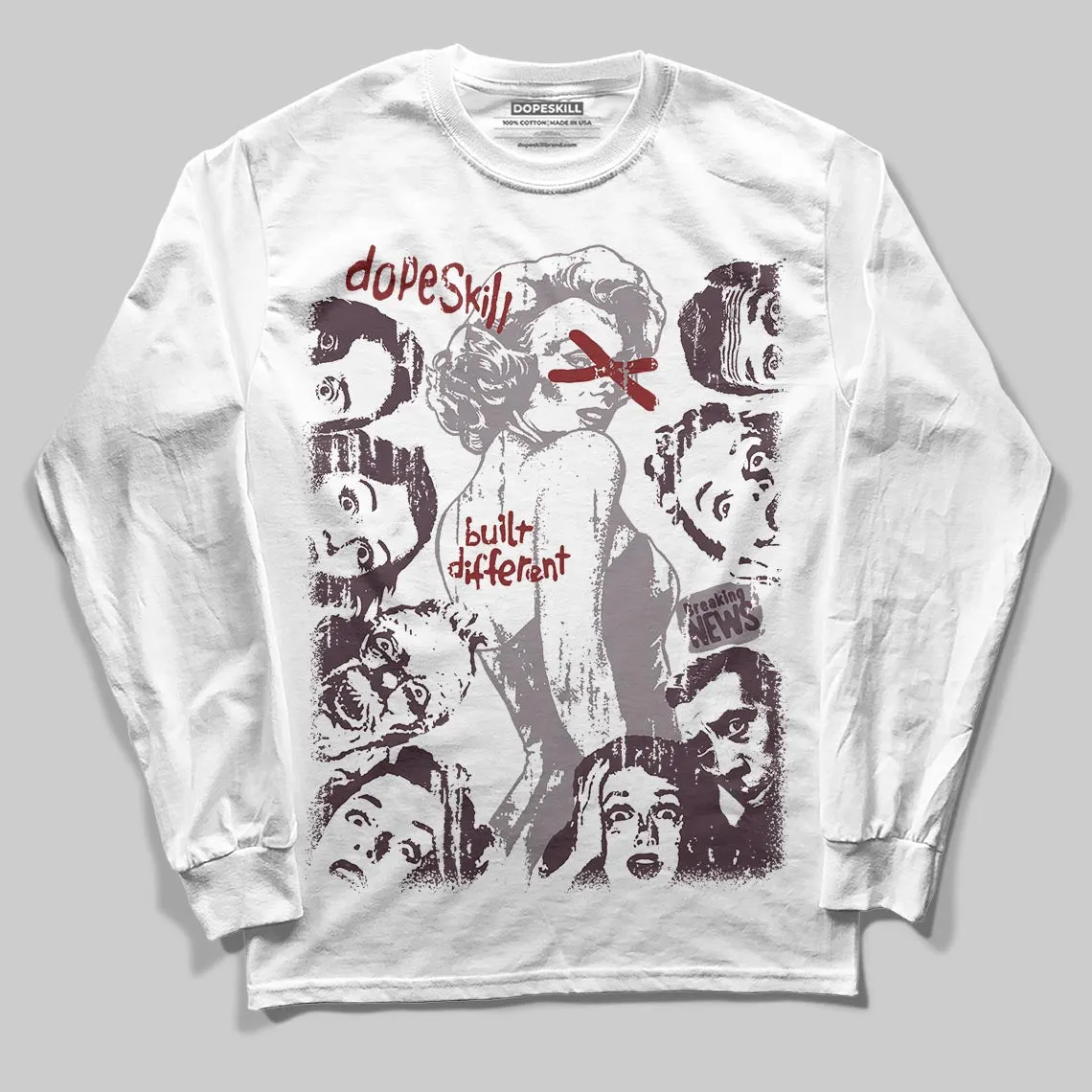 A Ma Maniére x Smokey Mauve 6s DopeSkill Long Sleeve T-Shirt Built Different Graphic sold by DopeSkill product image thumbnail 2