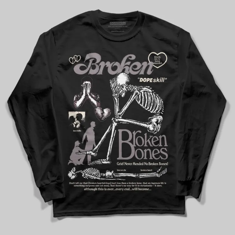 A Ma Maniére x Smokey Mauve 6s DopeSkill Long Sleeve T-Shirt Broken Bones Graphic sold by DopeSkill
