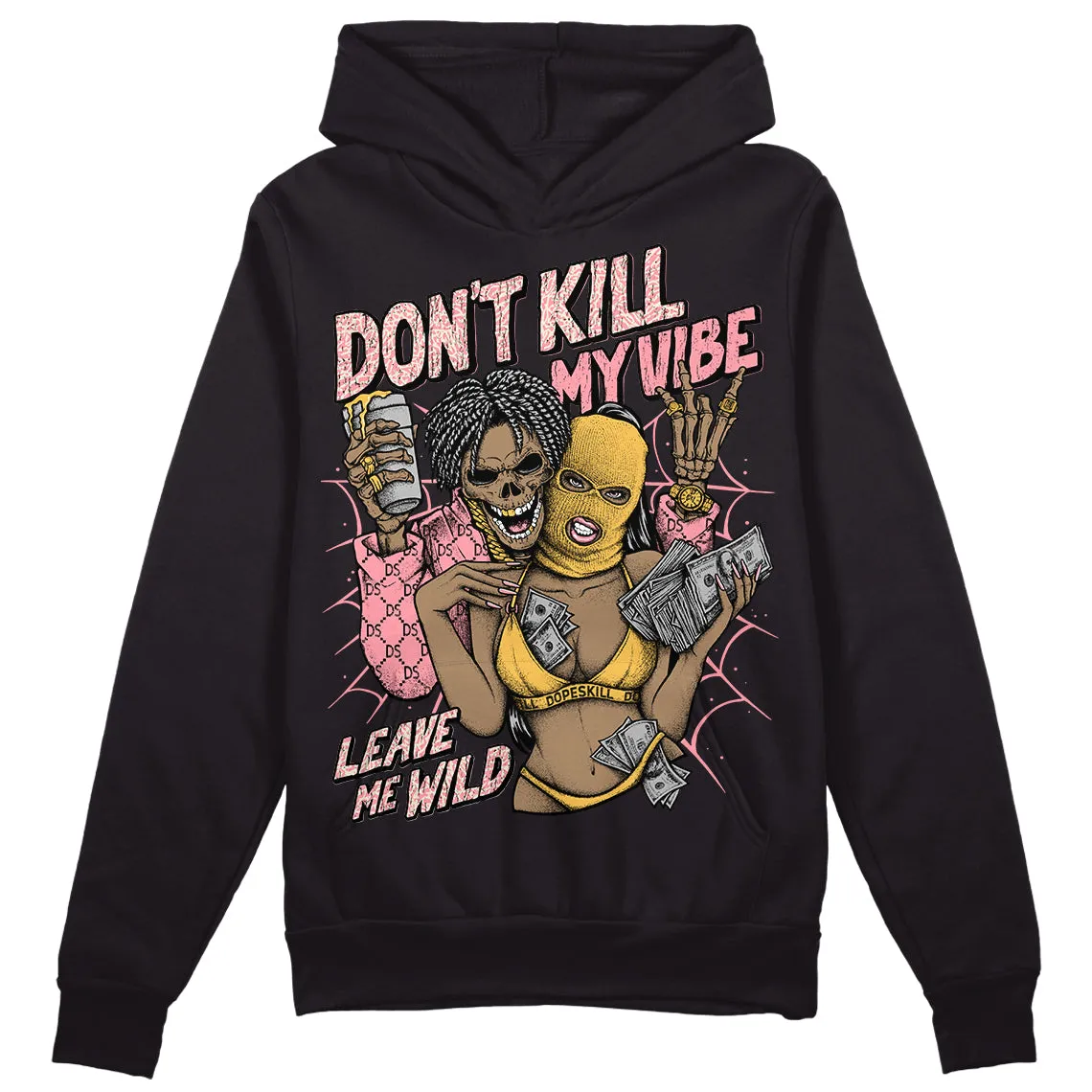 Red Stardust 3s DopeSkill Hoodie Sweatshirt Don't Kill My Vibe Graphic sold by DopeSkill product image thumbnail 2