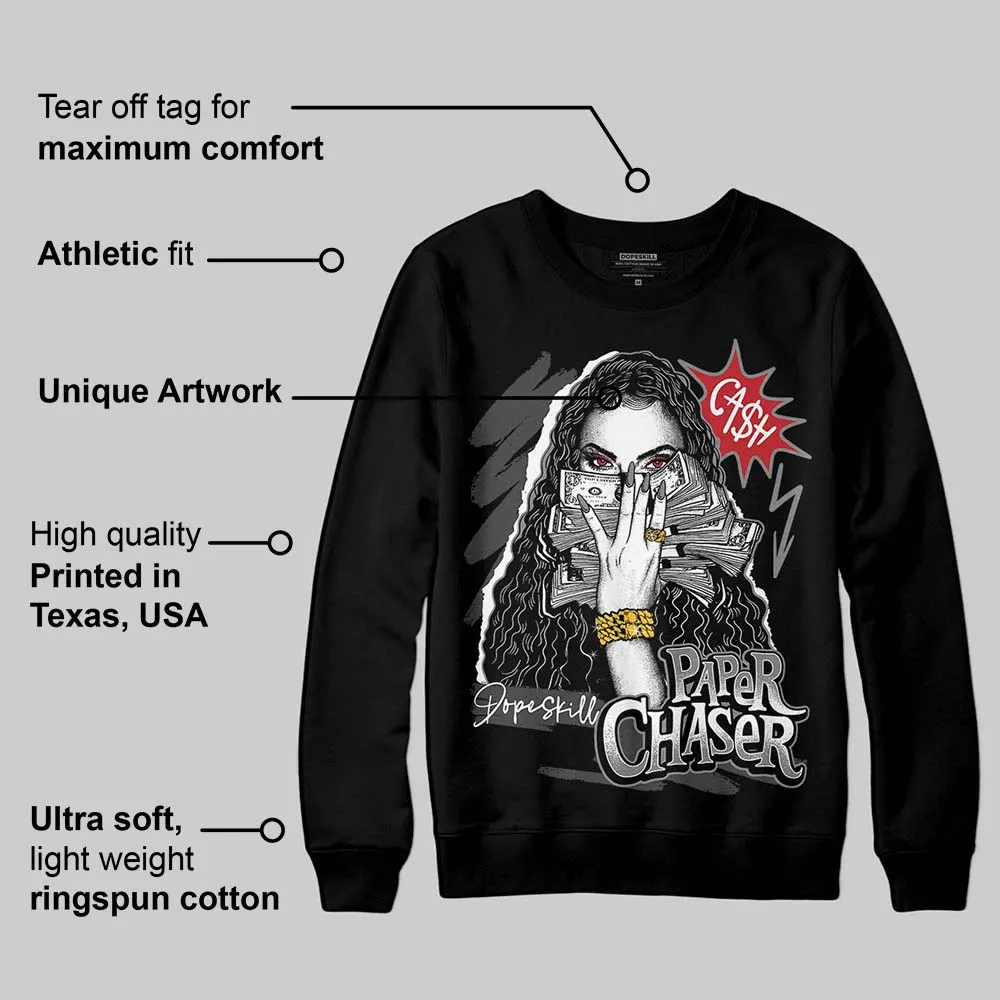 Black Cat 4s DopeSkill Sweatshirt NPC Graphic sold by DopeSkill product image thumbnail 3