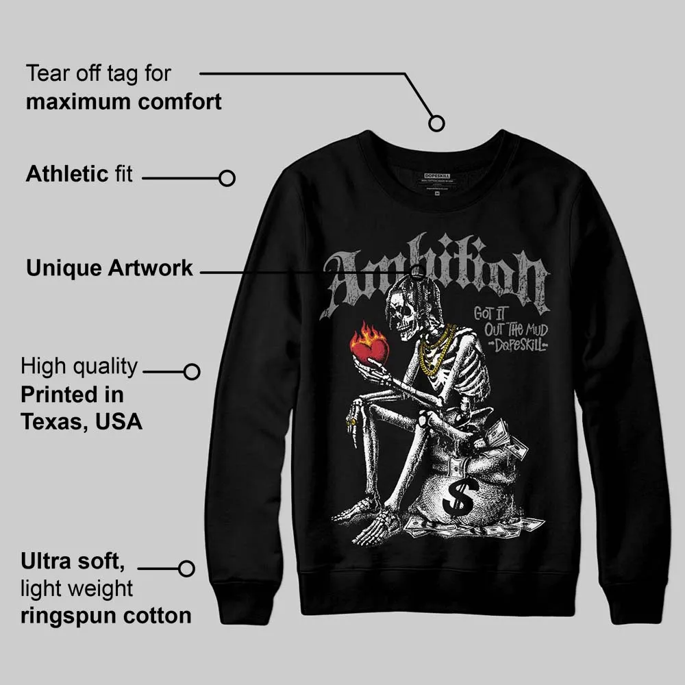 Black Cat 4s DopeSkill Sweatshirt Ambition Graphic sold by DopeSkill product image thumbnail 3