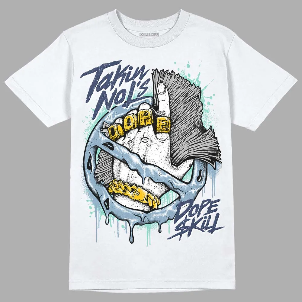Diffused Blue Sail Grey White 1s DopeSkill T-Shirt Takin No L's Graphic sold by DopeSkill