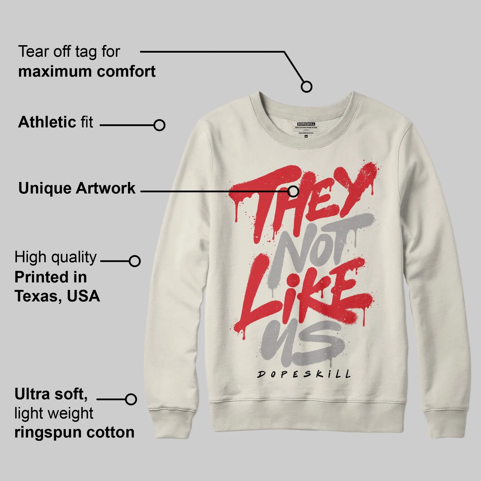 Sail 1s OG DopeSkill Sweatshirt They Not Like Us Graphic sold by DopeSkill product image thumbnail 2