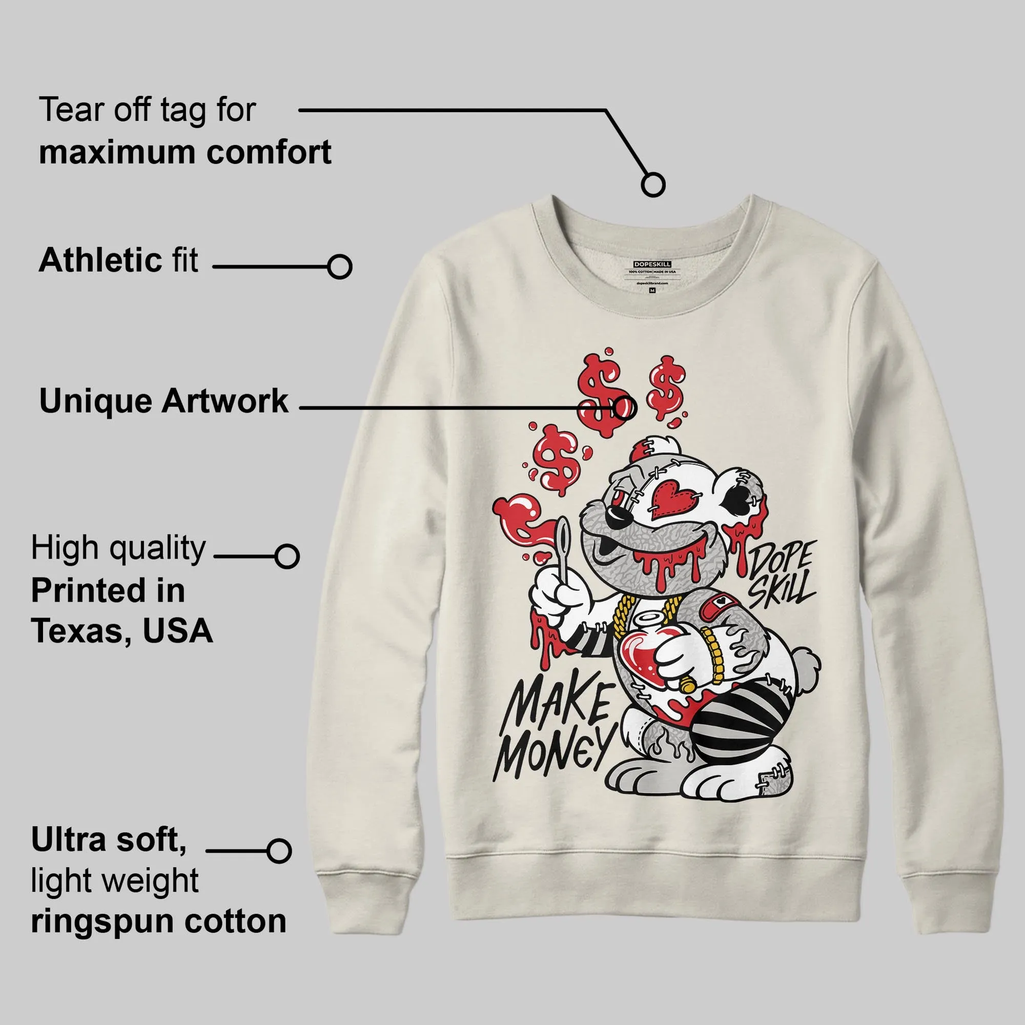 Sail 1s OG DopeSkill Sweatshirt Make Money Graphic sold by DopeSkill product image thumbnail 2