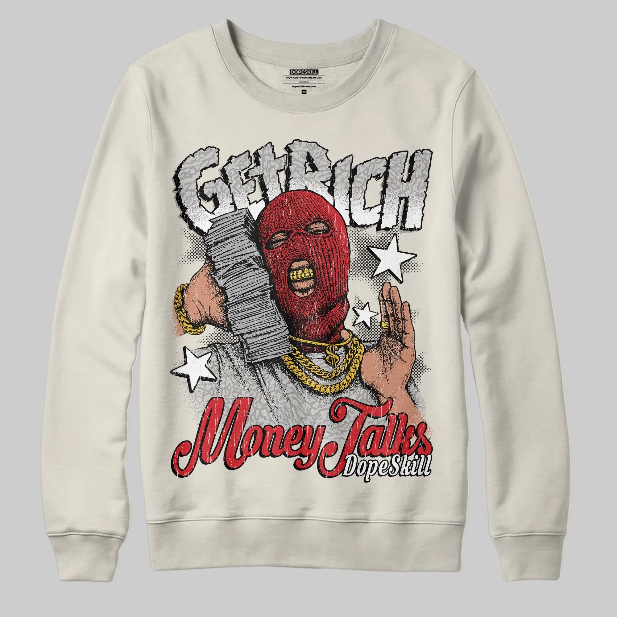 Sail 1s OG DopeSkill Sweatshirt Get Rich Graphic sold by DopeSkill