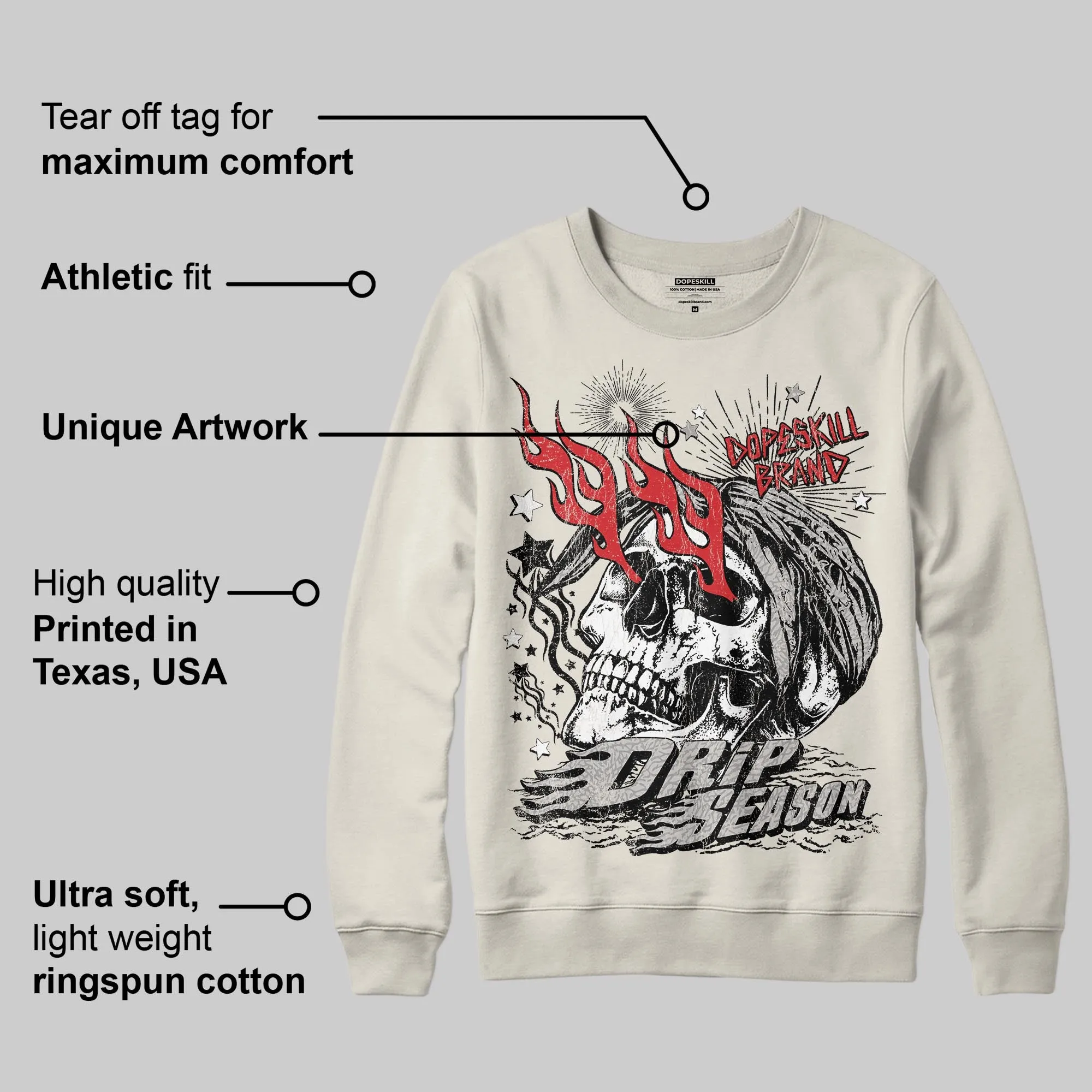 Sail 1s OG DopeSkill Sweatshirt Drip Season Graphic sold by DopeSkill product image thumbnail 2