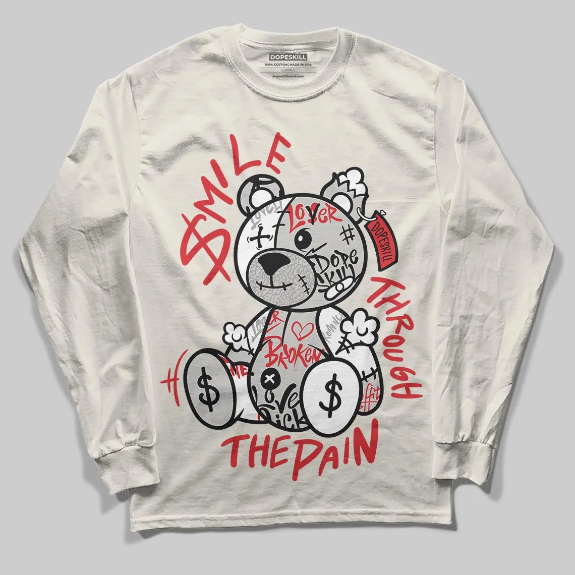 Sail 1s OG DopeSkill Long Sleeve T-Shirt Smile Through The Pain Graphic sold by DopeSkill