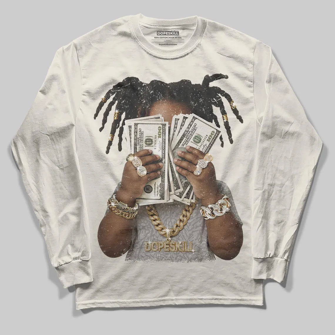 Sail 1s OG DopeSkill Long Sleeve T-Shirt Rich Youth Graphic sold by DopeSkill