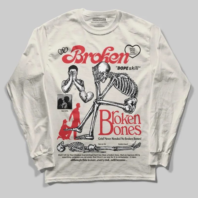 Sail 1s OG DopeSkill Long Sleeve T-Shirt Broken Bones Graphic sold by DopeSkill