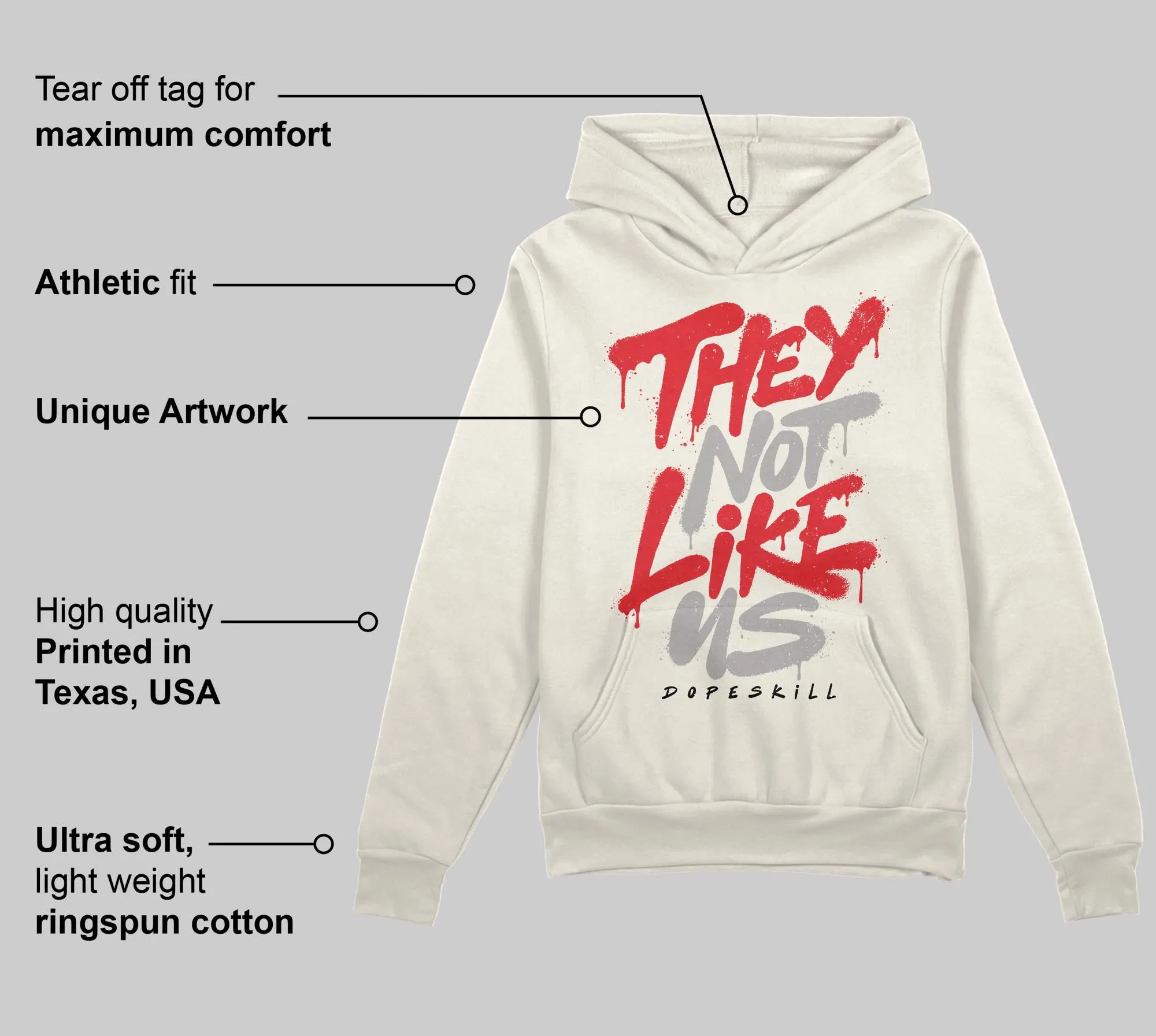 Sail 1s OG DopeSkill Hoodie Sweatshirt They Not Like Us Graphic sold by DopeSkill product image thumbnail 2