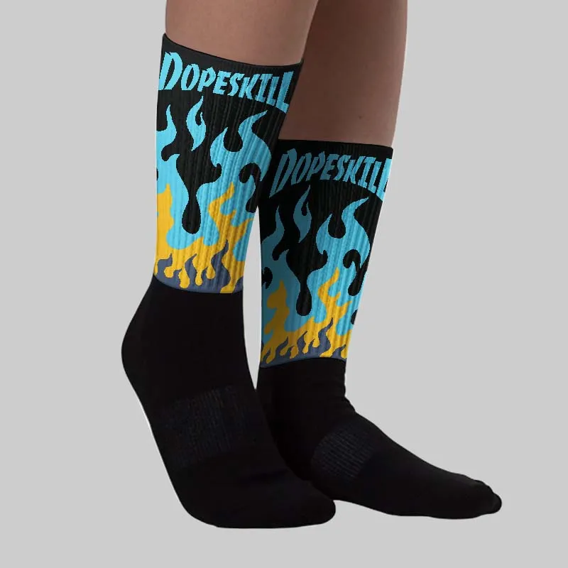 Gamma 11s DopeSkill Sublimated Sock FIRE Graphic sold by DopeSkill product image thumbnail 2