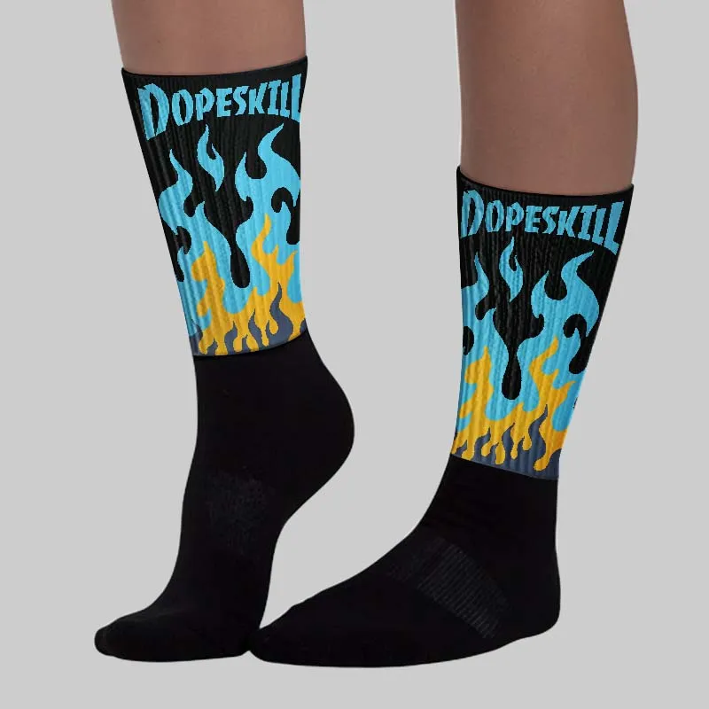 Gamma 11s DopeSkill Sublimated Sock FIRE Graphic sold by DopeSkill product image thumbnail 3