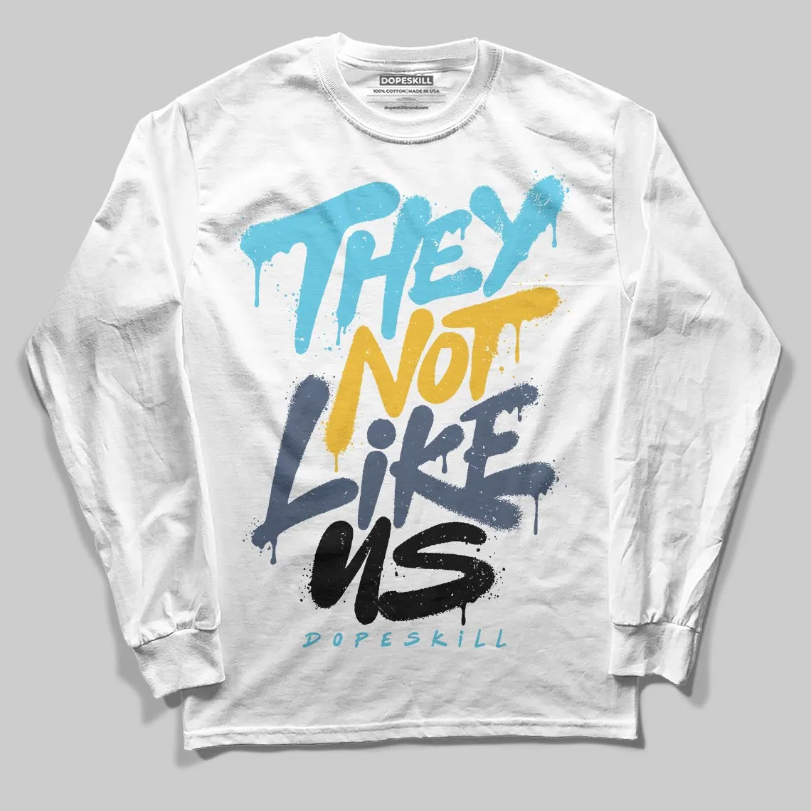 Gamma 11s DopeSkill Long Sleeve T-Shirt They Not Like Us Graphic sold by DopeSkill product image thumbnail 2