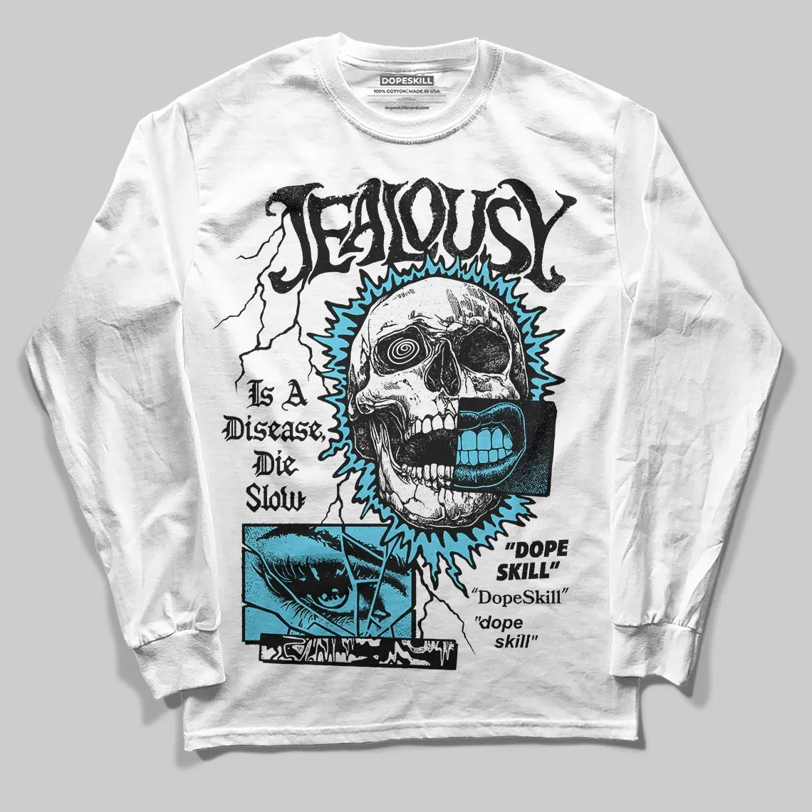 Gamma 11s DopeSkill Long Sleeve T-Shirt Jealousy Graphic sold by DopeSkill product image thumbnail 2