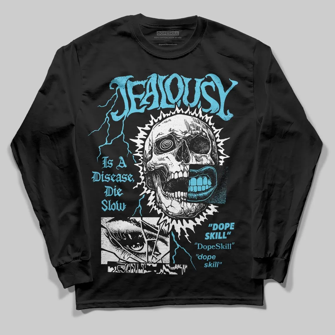 Gamma 11s DopeSkill Long Sleeve T-Shirt Jealousy Graphic sold by DopeSkill