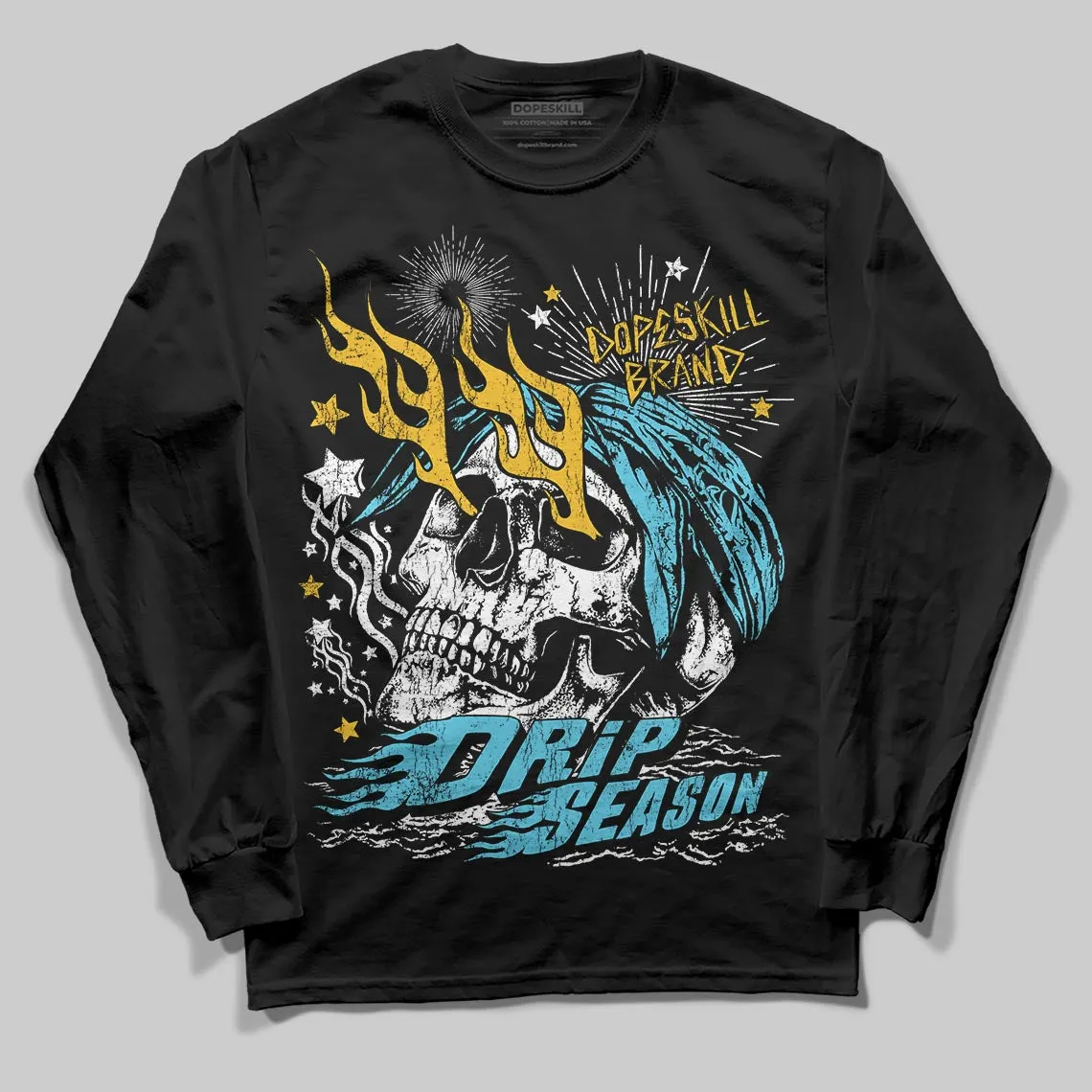 Gamma 11s DopeSkill Long Sleeve T-Shirt Drip Season Graphic sold by DopeSkill