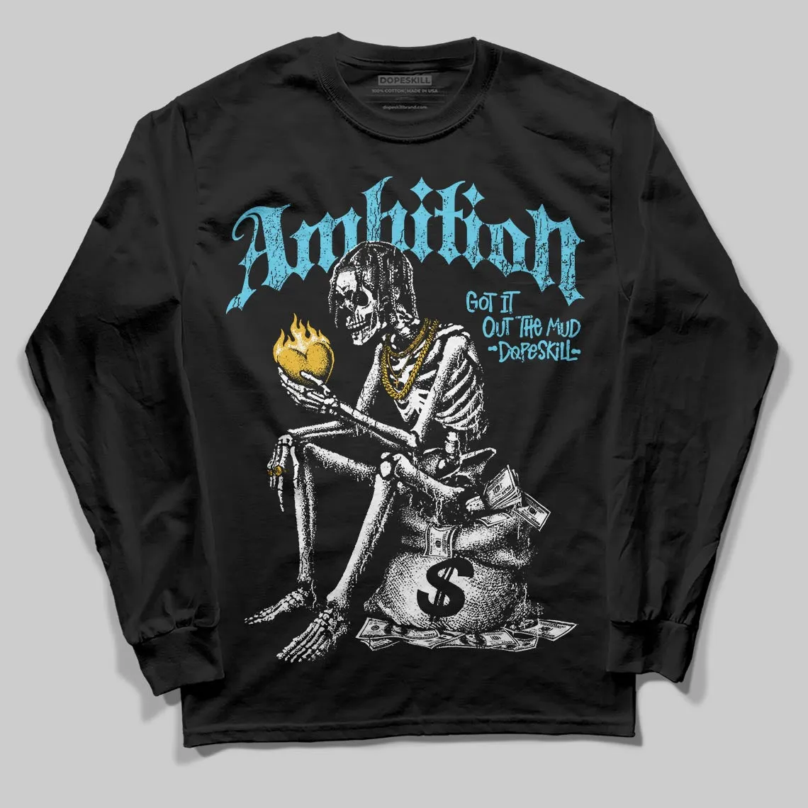 Gamma 11s DopeSkill Long Sleeve T-Shirt Ambition Graphic sold by DopeSkill