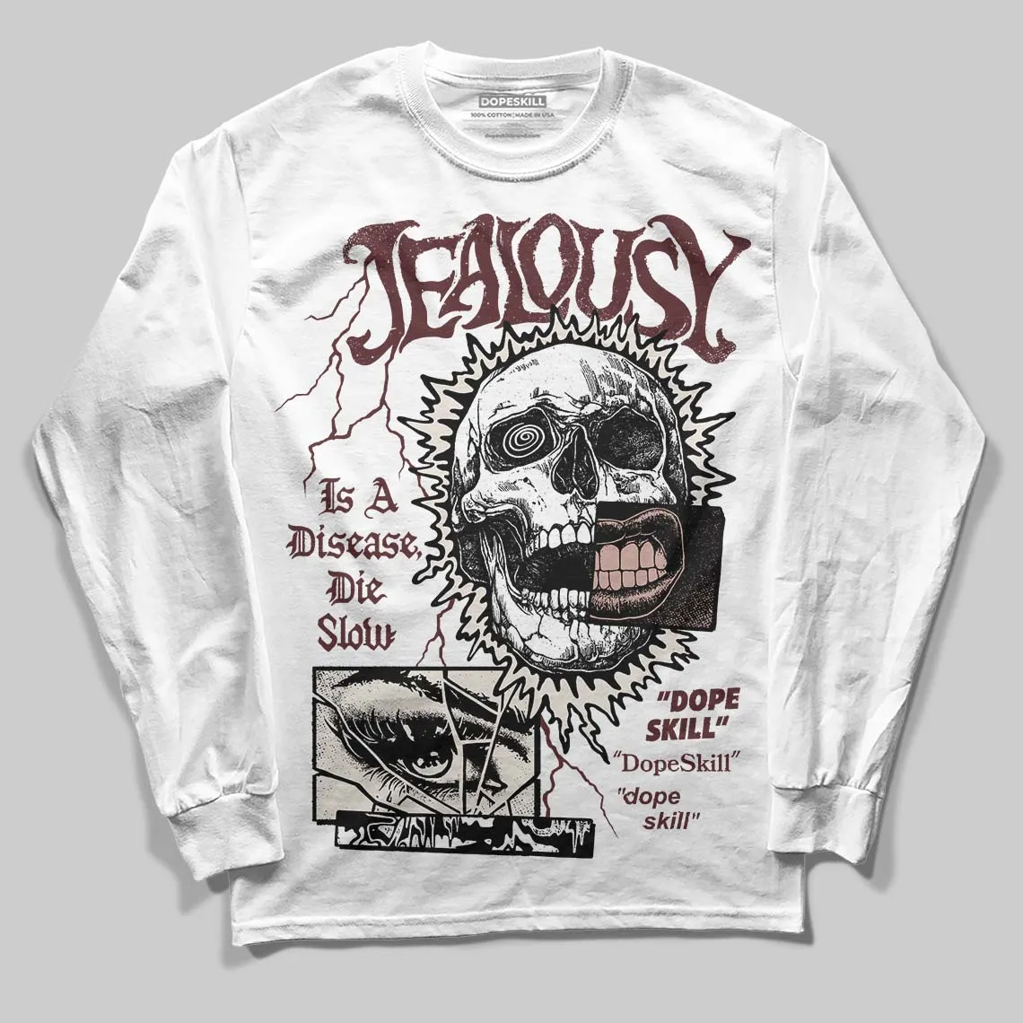 China 11s DopeSkill Long Sleeve T-Shirt Jealousy Graphic sold by DopeSkill