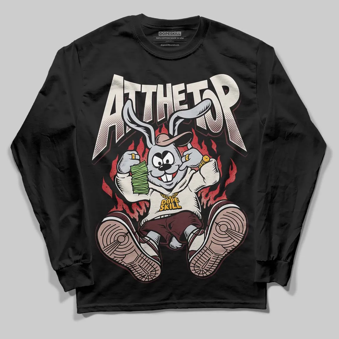 China 11s DopeSkill Long Sleeve T-Shirt At The Top Graphic sold by DopeSkill product image thumbnail 2