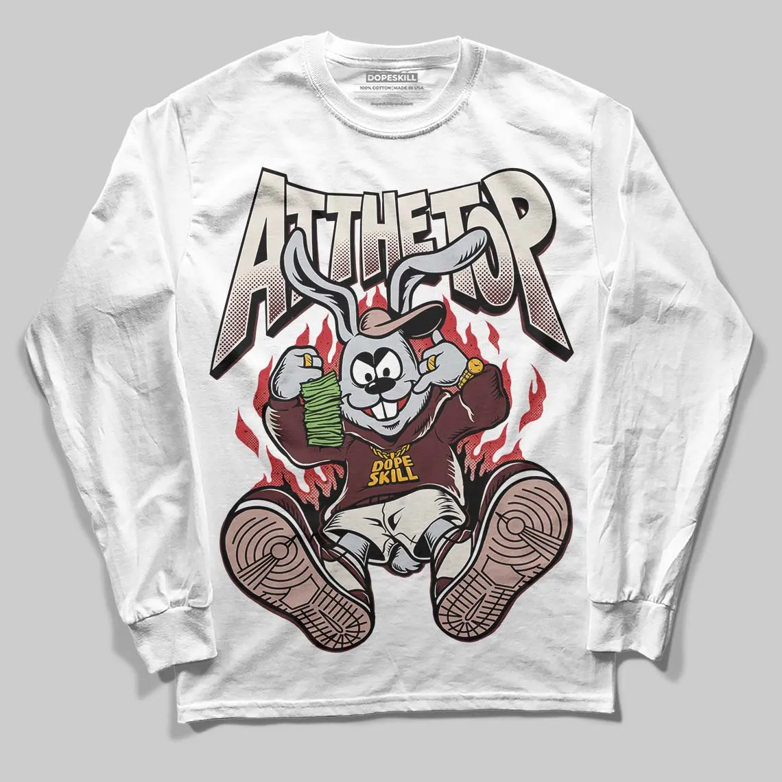 China 11s DopeSkill Long Sleeve T-Shirt At The Top Graphic sold by DopeSkill