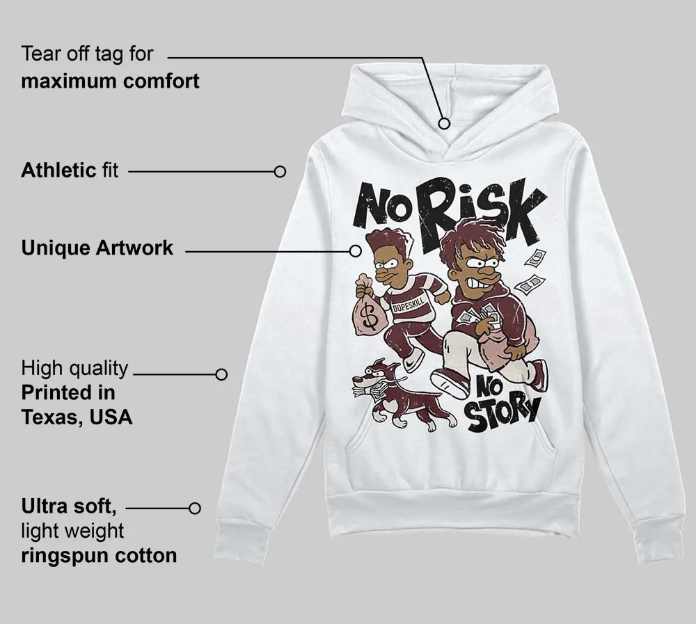 China 11s DopeSkill Hoodie Sweatshirt No Risk No Story Graphic sold by DopeSkill product image thumbnail 3